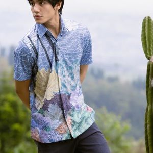 Luxury Performance Batik Shirt for Mens